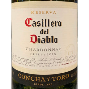 Concha y Toro Casillero del Diablo Chardonnay 2024 white wine bottle 750mL from Chile