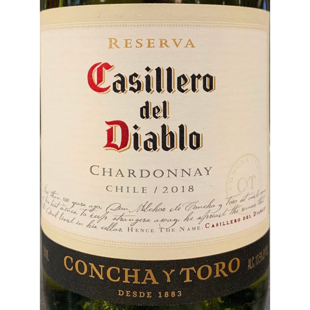 Concha y Toro Casillero del Diablo Chardonnay 2024 white wine bottle 750mL from Chile