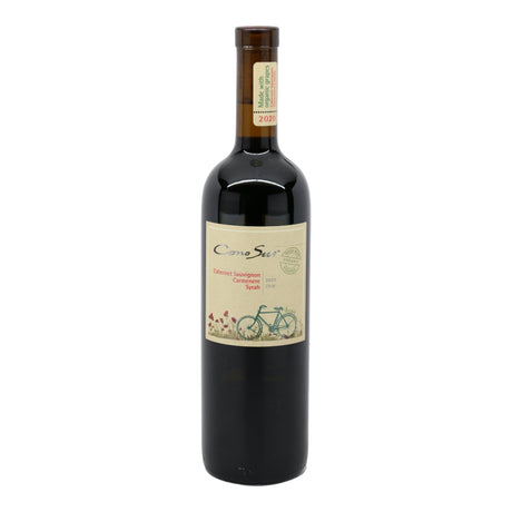 Cono Sur Cabernet Sauvignon Carmenere Syrah 2022 red wine bottle 750mL from Chile