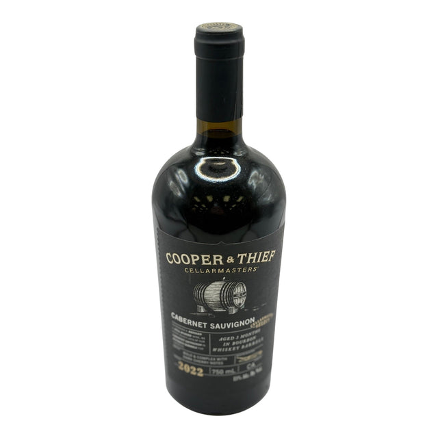 Cooper & Thief Bourbon Barrel Aged Cabernet Sauvignon red wine bottle 750mL from USA