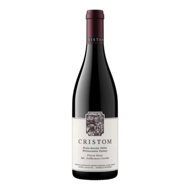 Cristom Mount Jefferson Cuvee Willamette Valley Pinot Noir 2023 red wine bottle 750mL from USA