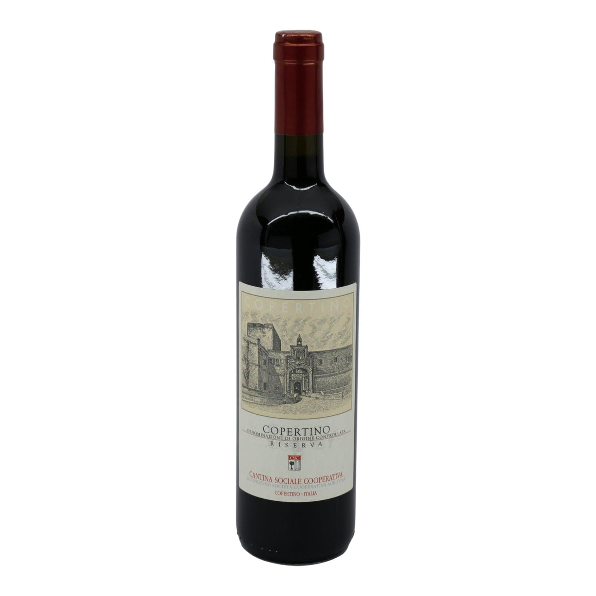 Cupertinum Cantina Sociale Cooperativa di Copertino Rosso Riserva 2016 bottle 750mL from Italy