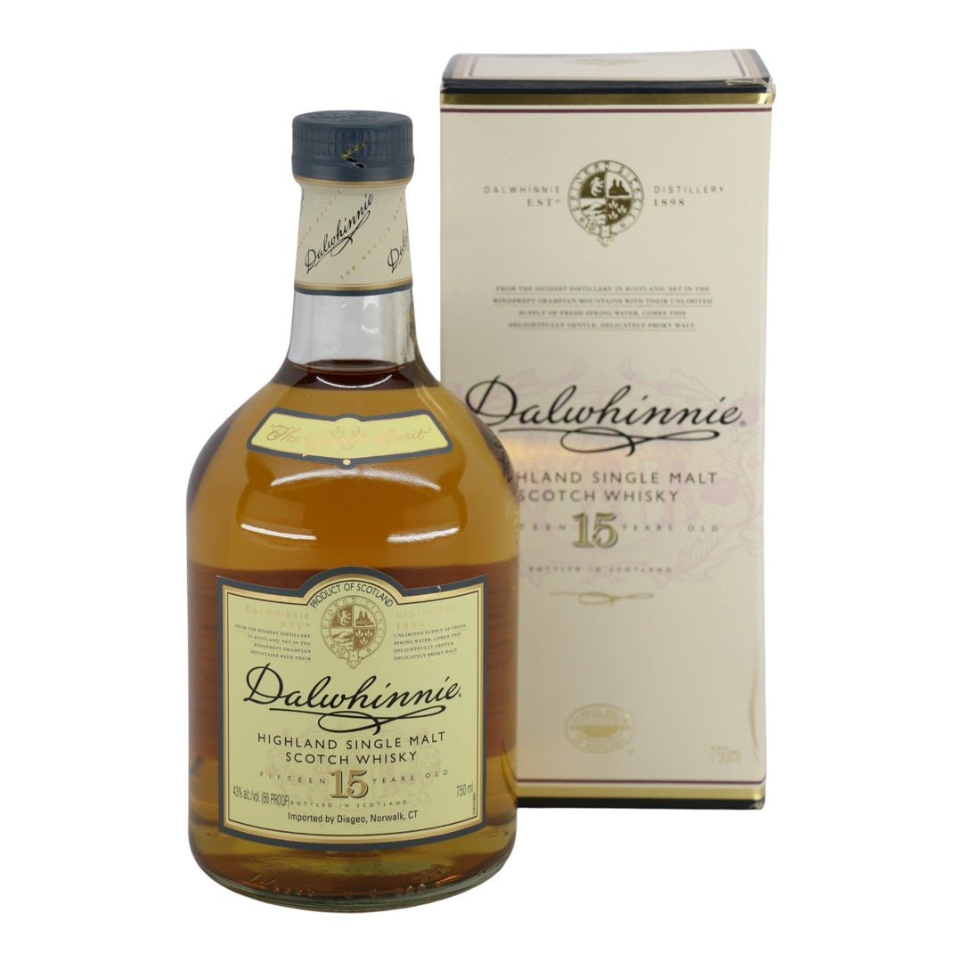 Dalwhinnie 15 Year Old Single Malt Scotch Whiskey, Highland 750mL