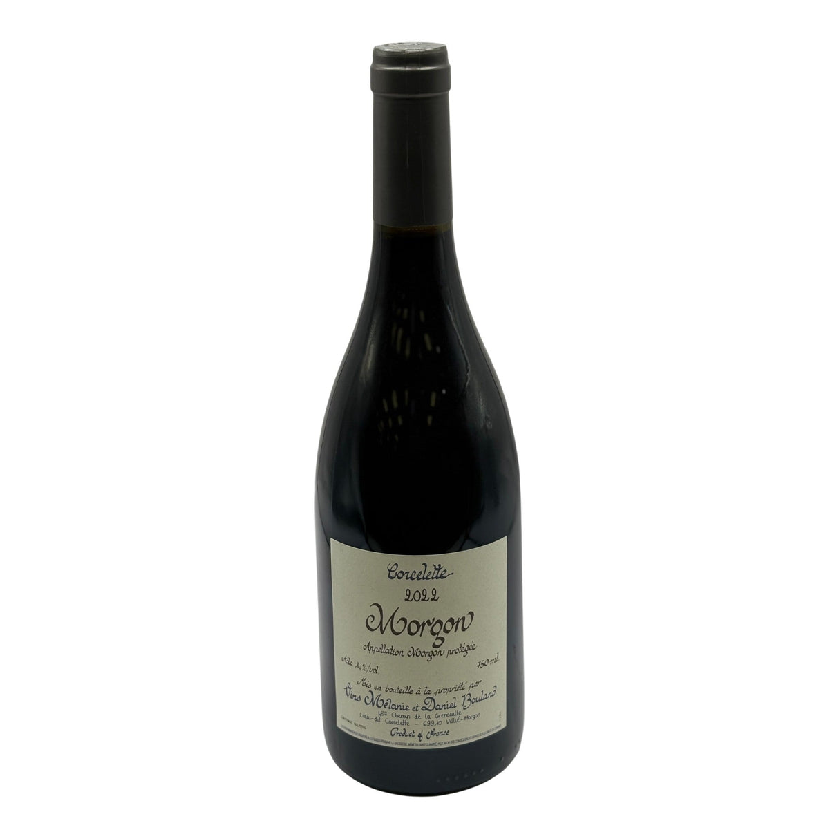Daniel Bouland Corcelette Morgon Vieilles Vignes 2022 red wine bottle 750mL from France