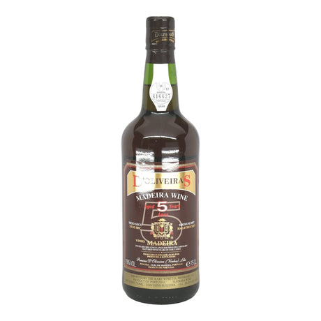 DOliveiras 5 Year Medium Dry Madeira NV port wine bottle 750mL from Portugal