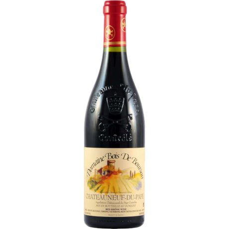 Domaine Bois de Boursan Chateauneuf du Pape 2022 red wine bottle 750mL from France