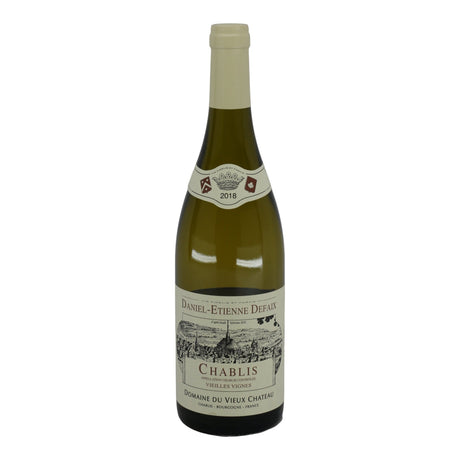 Domaine Daniel Etienne Defaix Chablis Vieilles Vignes 2022 white wine bottle 750mL from France