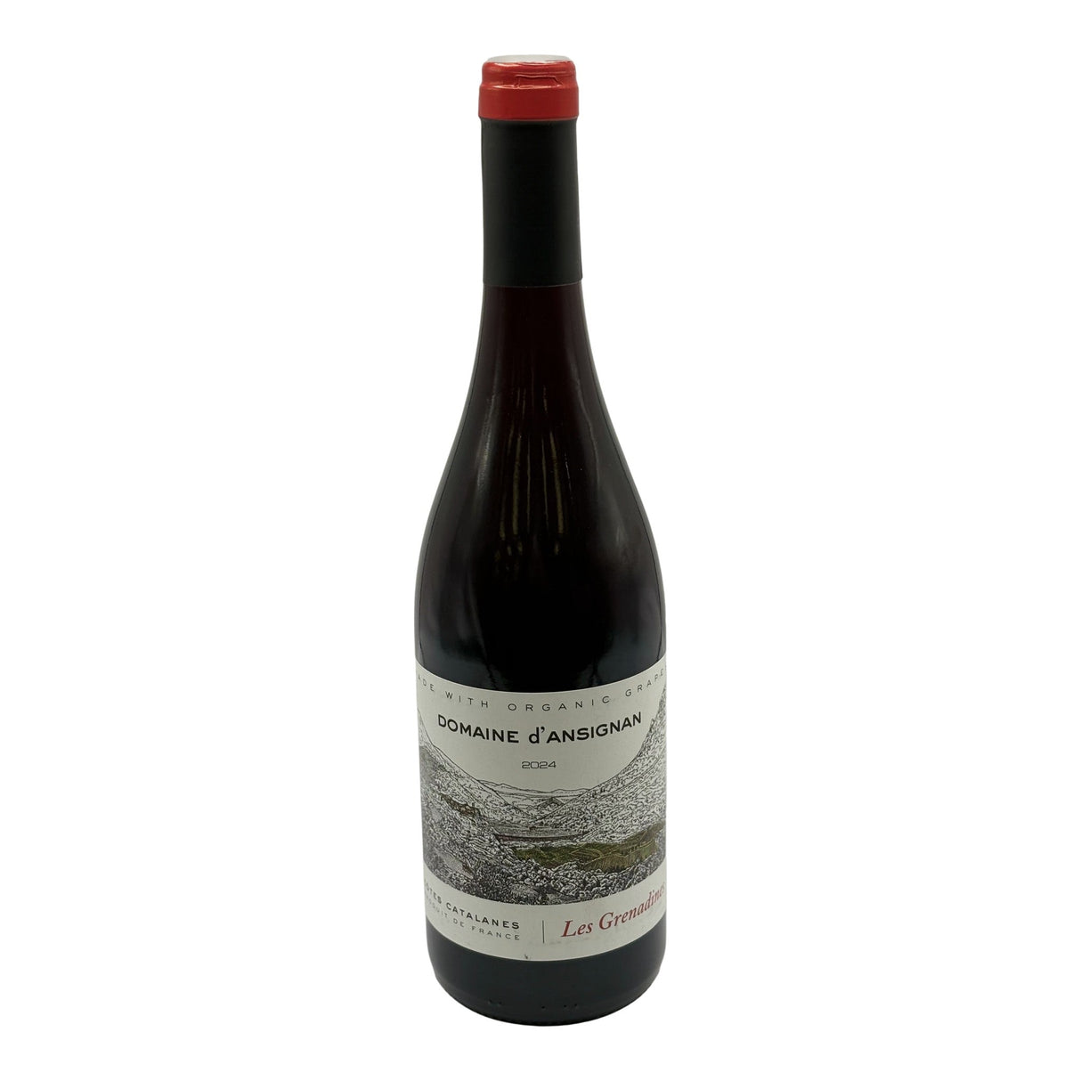 Domaine d?????Ansignan Les Grenadines Cotes Catalanes Rouge 2024 bottle 750mL from France