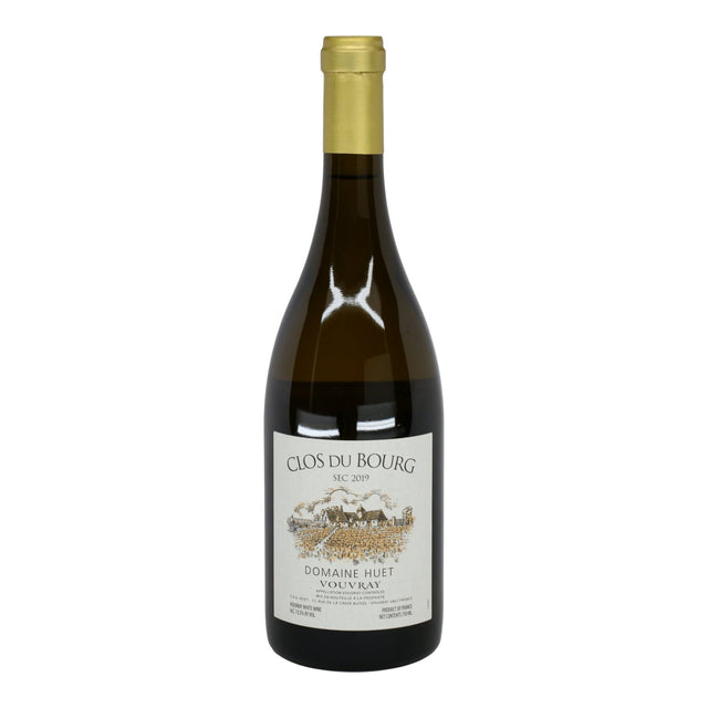 Domaine Huet Clos du Bourg Vouvray Sec 2024 white wine bottle 750mL from France