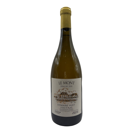 Domaine Huet Le Mont Vouvray Demi Sec 2022 white wine bottle 750mL from France
