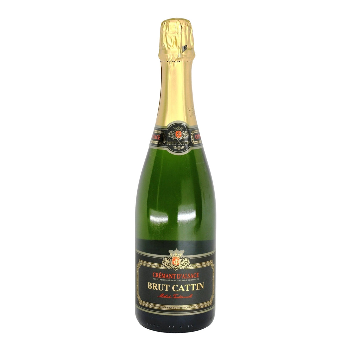 Domaine Joseph Cattin Cremant d?????Alsace Brut NV white wine bottle 750mL from France