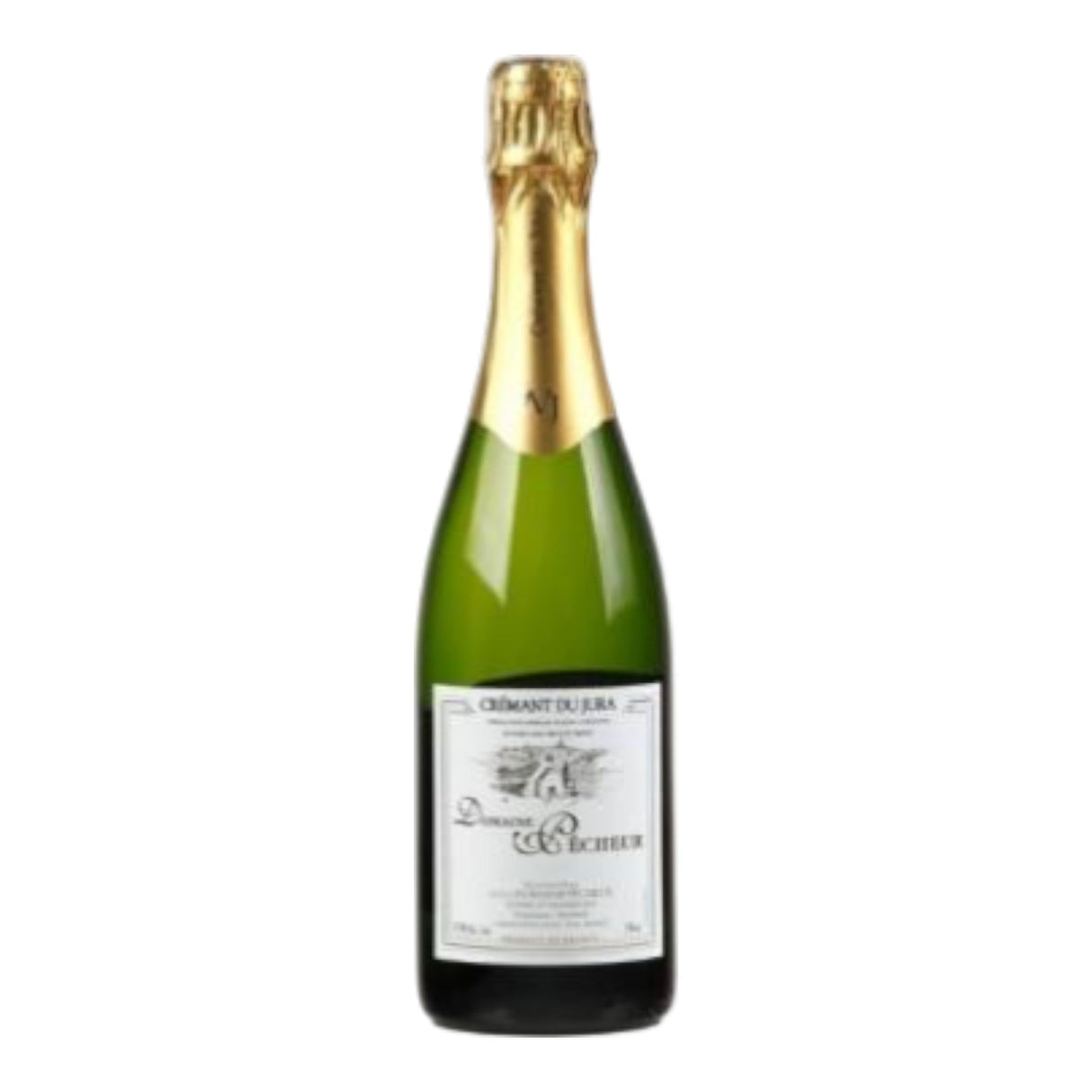 Domaine Pecheur Cremant du Jura Brut Blanc NV bottle 750mL from France