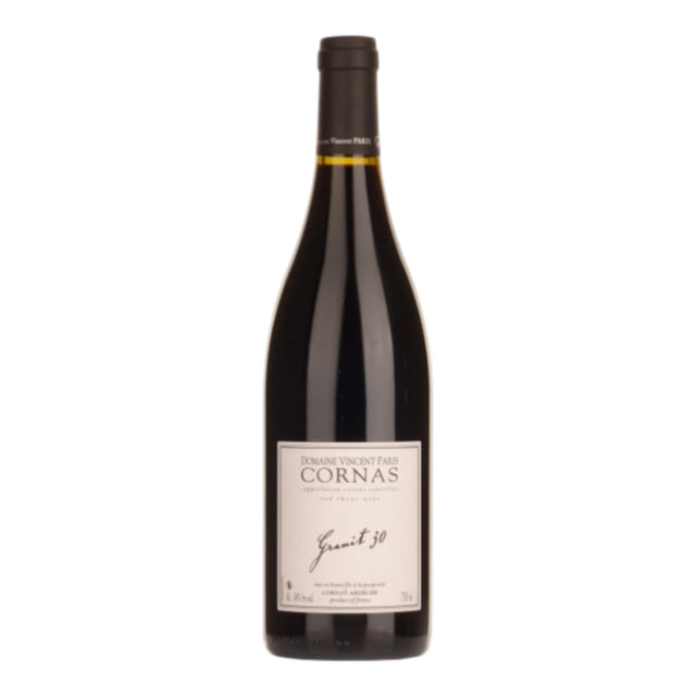 Domaine Vincent Paris Granit 30 Cornas 2023 red wine bottle 750mL from France