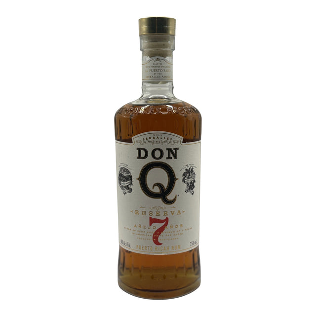 Don Q 7 Year Reserva Puerto Rican Rum 750mL bottle