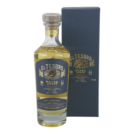 El Tesoro Extra Anejo Tequila 750mL bottle from Mexico