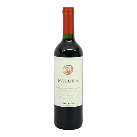Emiliana Natura Cab Sauv Casablanca Valley Organic red wine bottle 750mL from Chile