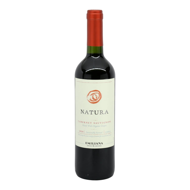 Emiliana Natura Cab Sauv Casablanca Valley Organic red wine bottle 750mL from Chile