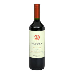 Emiliana Natura Colchagua Valley Organic Carmenere 2022 red wine bottle 750mL from Chile