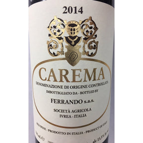 Ferrando Carema Etichetta Bianca 2021 red wine bottle 750mL from Italy