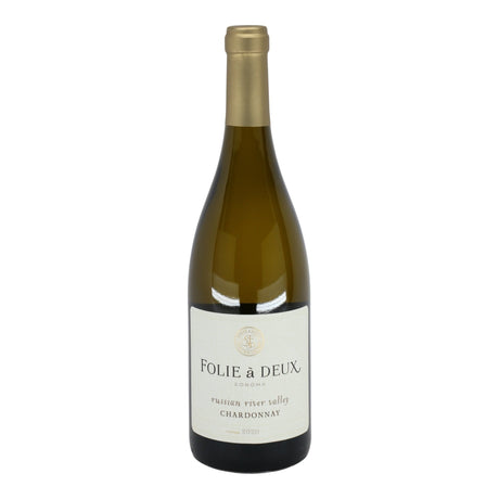 Folie A Deux Chardonnay Sonoma Russian River Valley 2023 white wine bottle 750mL from USA