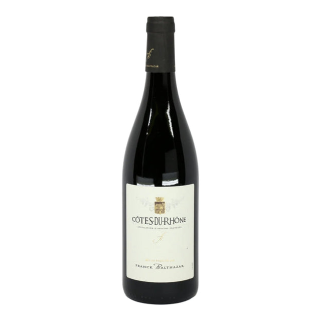 Franck Balthazar Cotes du Rhone 2024 red wine bottle 750mL from France