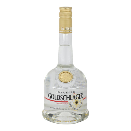 Goldschlager Cinnamon Schnapps Liqueur 750mL- 87 Pf herbal liqueur bottle from Italy