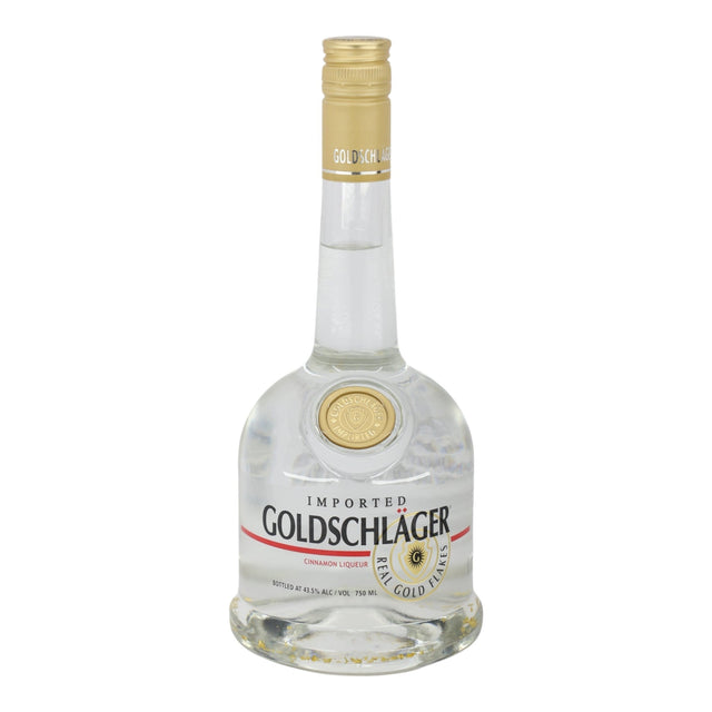 Goldschlager Cinnamon Schnapps Liqueur 750mL- 87 Pf herbal liqueur bottle from Italy
