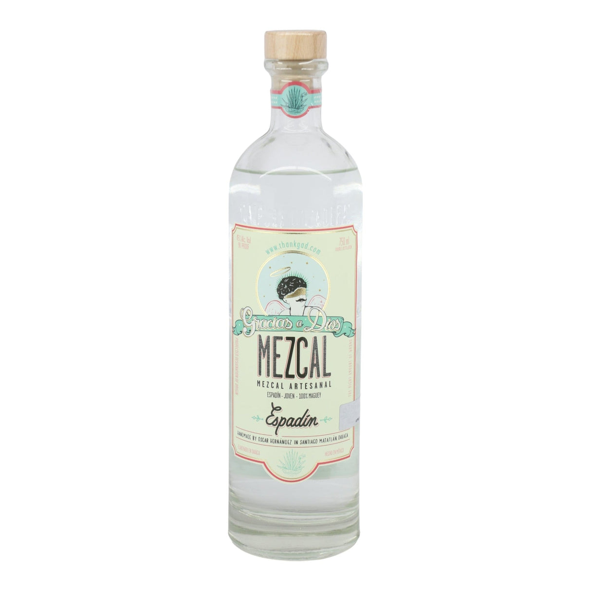 Gracias A Dios Espadin Mezcal 750mL bottle from Mexico