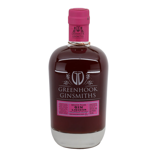 Greenhook Ginsmiths Beach Plum Gin 750mL american gin bottle from USA