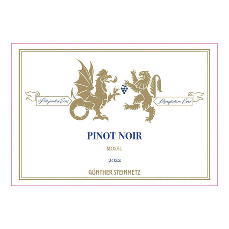 Gunther Steinmetz Mosel Pinot Noir 2023 red wine bottle 750mL from Germany