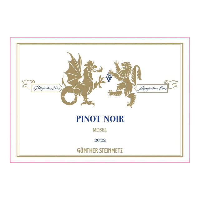 Gunther Steinmetz Mosel Pinot Noir 2023 red wine bottle 750mL from Germany