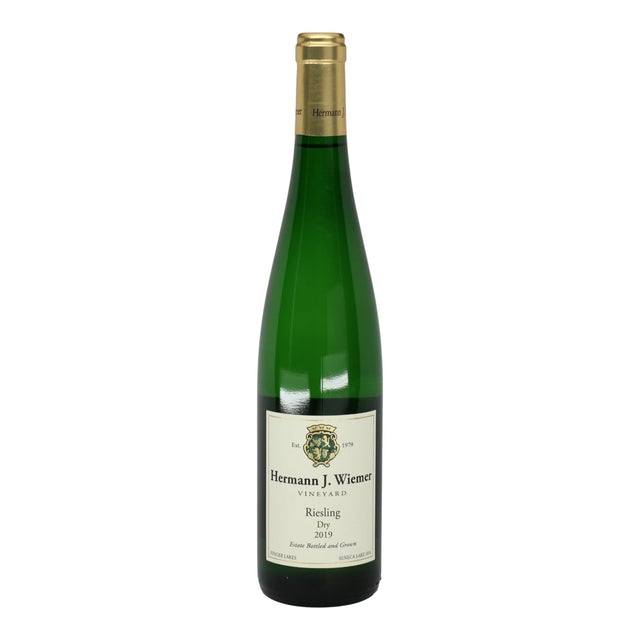 Hermann J. Wiemer Dry Riesling Fingerlakes 2022 white wine bottle 750mL from USA