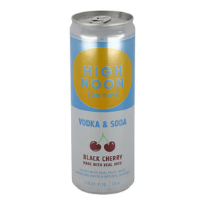 High Noon Black Cherry Flavored Vodka & Soda CAN 355mL cocktails can bottle from USA