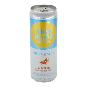 High Noon Grapefruit Flavored Vodka & Soda CAN 355mL cocktails can bottle from USA