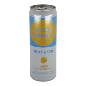 High Noon Mango Flavored Vodka & Soda CAN 355mL cocktails can bottle from USA