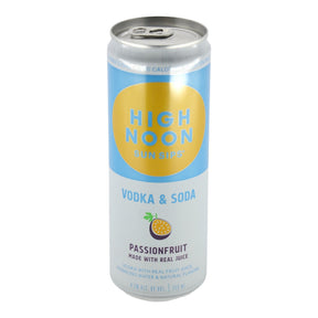 High Noon Passion Fruit Flavored Vodka & Soda CAN 355mL cocktails can bottle from USA