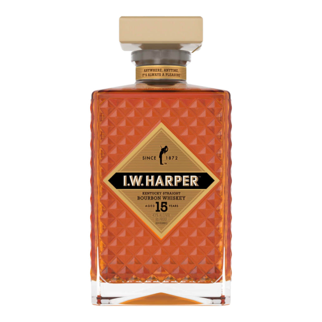 I.W.ハーパー 15年 バーボン 750ml ALC43％ I.W Harper 15 Year Bourbon Whiskey 750mL – PJ Wine, Inc.