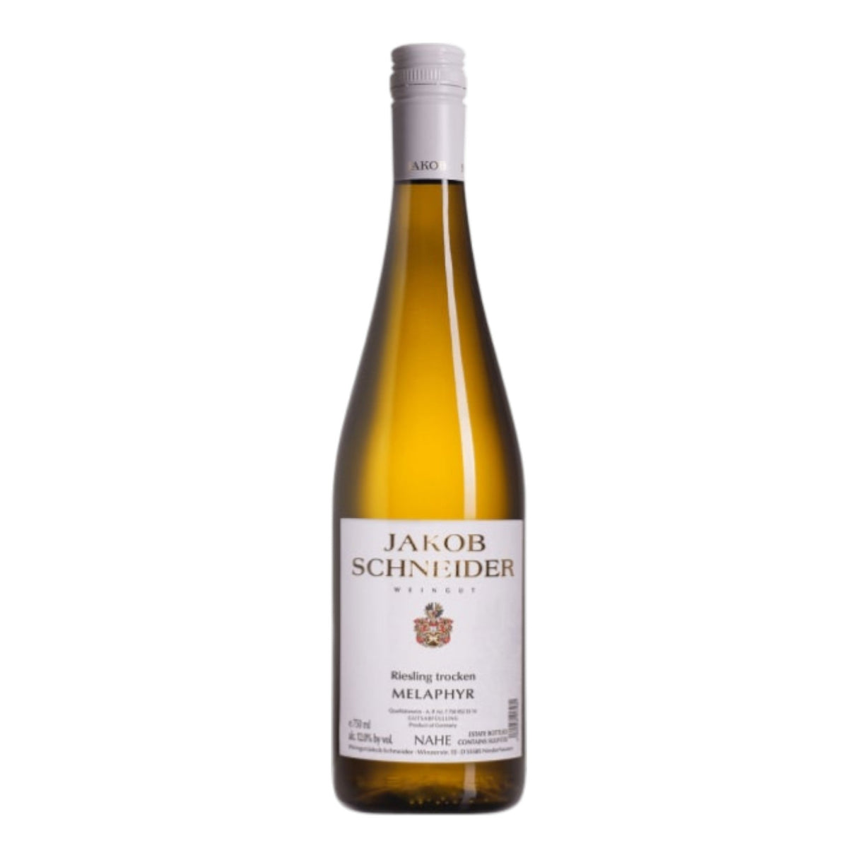Jakob Schneider Trocken Riesling 2022 white wine bottle 750mL from Germany