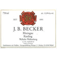 J.B. Becker Wallufer Walkenberg Spatlese Trocken Riesling 2023 white wine bottle 750mL from Germany