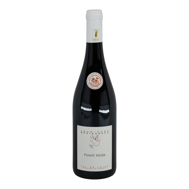 Jean Yves Bretaudeau Val de Loire Pinot Noir 2023 red wine bottle 750mL from France