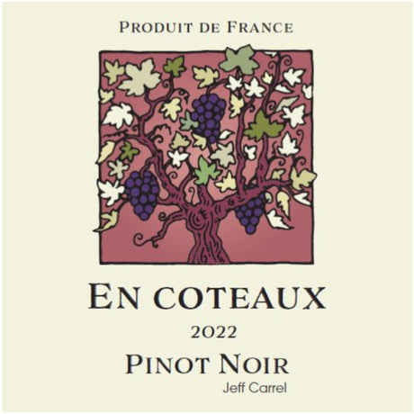 Jeff Carrel En Coteaux Pinot Noir 2024 red wine bottle 750mL from France