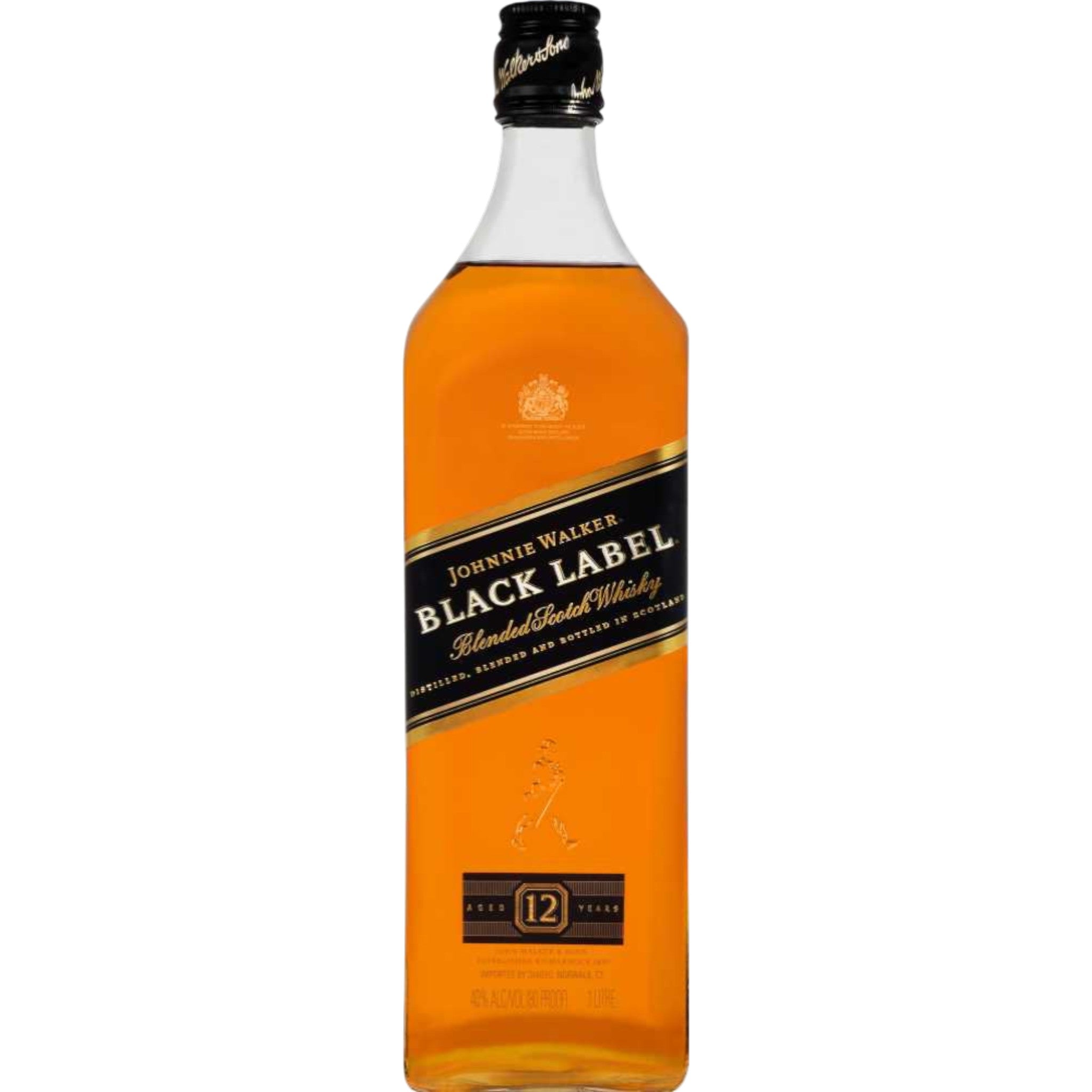 Johnnie Walker Black Label Blended Scotch Whiskey 1.0L – PJ Wine, Inc.
