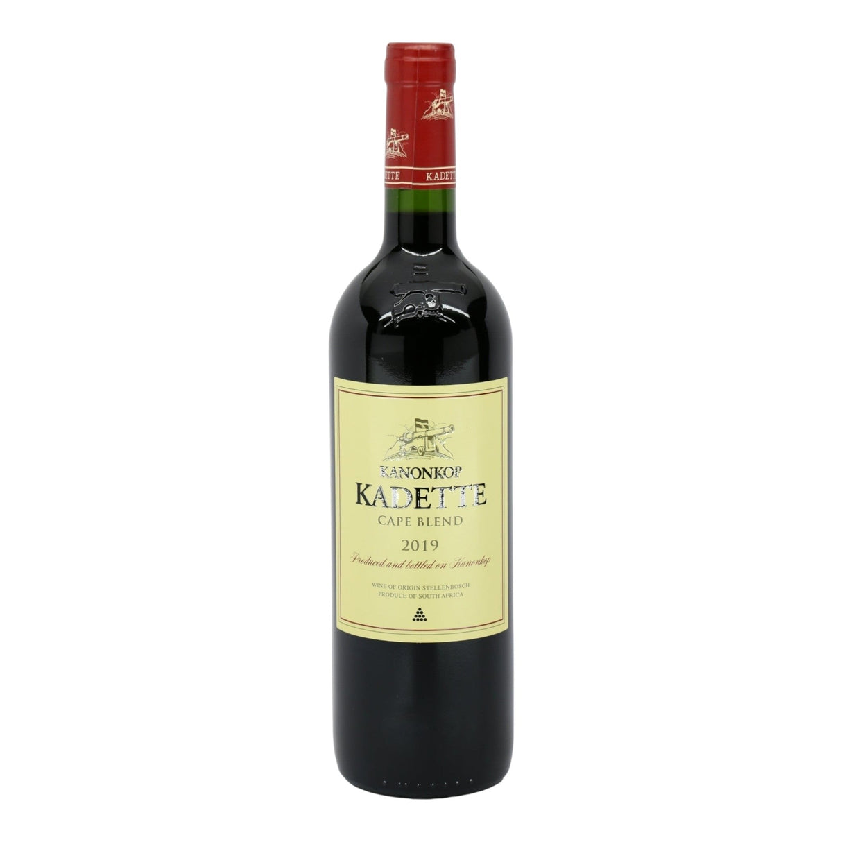 Kanonkop Kadette Cape Blend Stellenbosch 2023 red wine bottle 750mL from South Africa