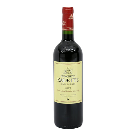 Kanonkop Kadette Cape Blend Stellenbosch 2023 red wine bottle 750mL from South Africa