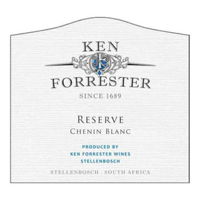Ken Forrester Stellenbosch Old Vine Reserve Chenin Blanc 2024 bottle 750mL from South Africa