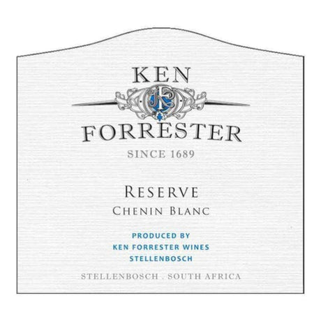 Ken Forrester Stellenbosch Old Vine Reserve Chenin Blanc 2024 bottle 750mL from South Africa