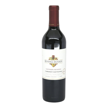 Kendall-Jackson Vintners Reserve Cab. Sauvignon Sonoma 2018 red wine bottle 750mL from USA