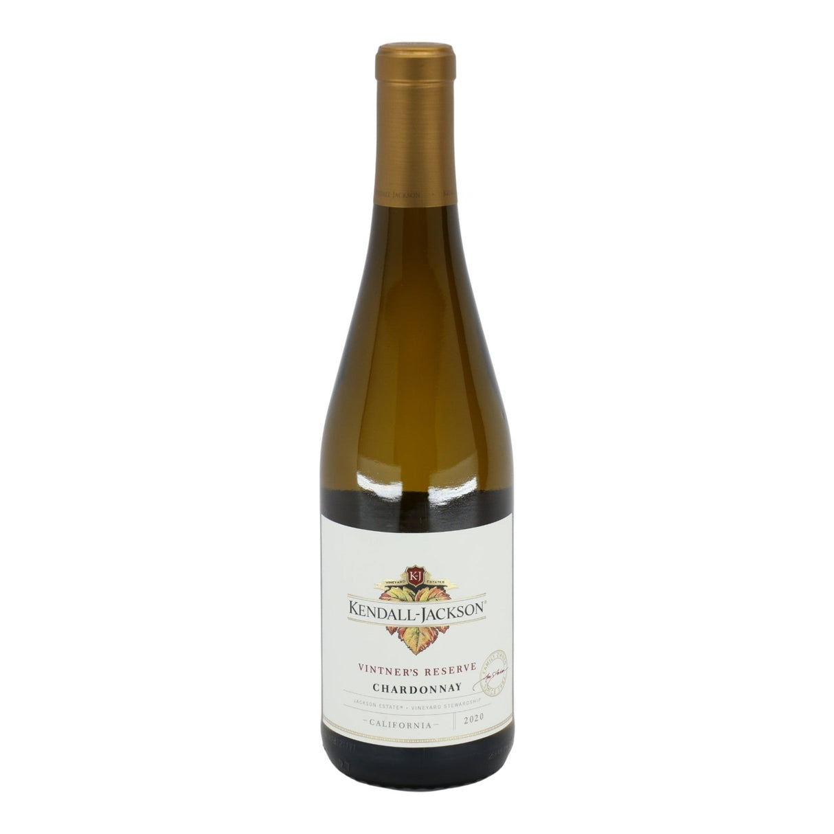 Kendall Jackson Vintners Reserve Chardonnay 2024 white wine bottle 750mL from USA