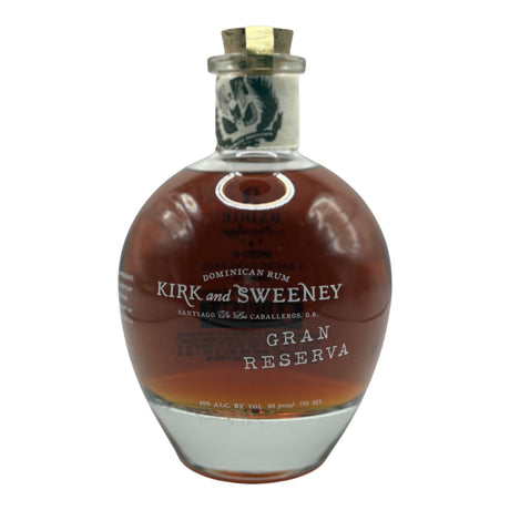Kirk and Sweeney Gran Reserva Rum from Domincan Republic 750mL bottle