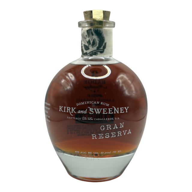 Kirk and Sweeney Gran Reserva Rum from Domincan Republic 750mL bottle